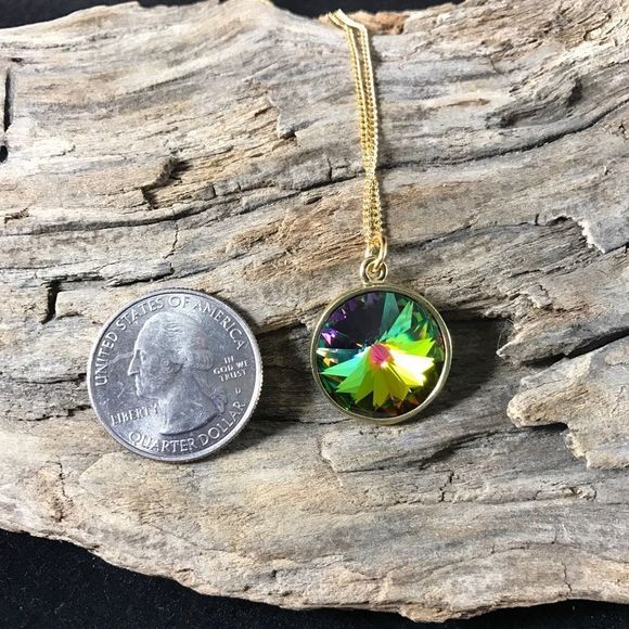 Handcrafted Necklace with Swarovski crystal - Picture 5 of 5